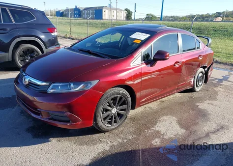 2012 Honda Civic Ex z USA, uszkodzony, nr VIN JHMFB2F89CS006777